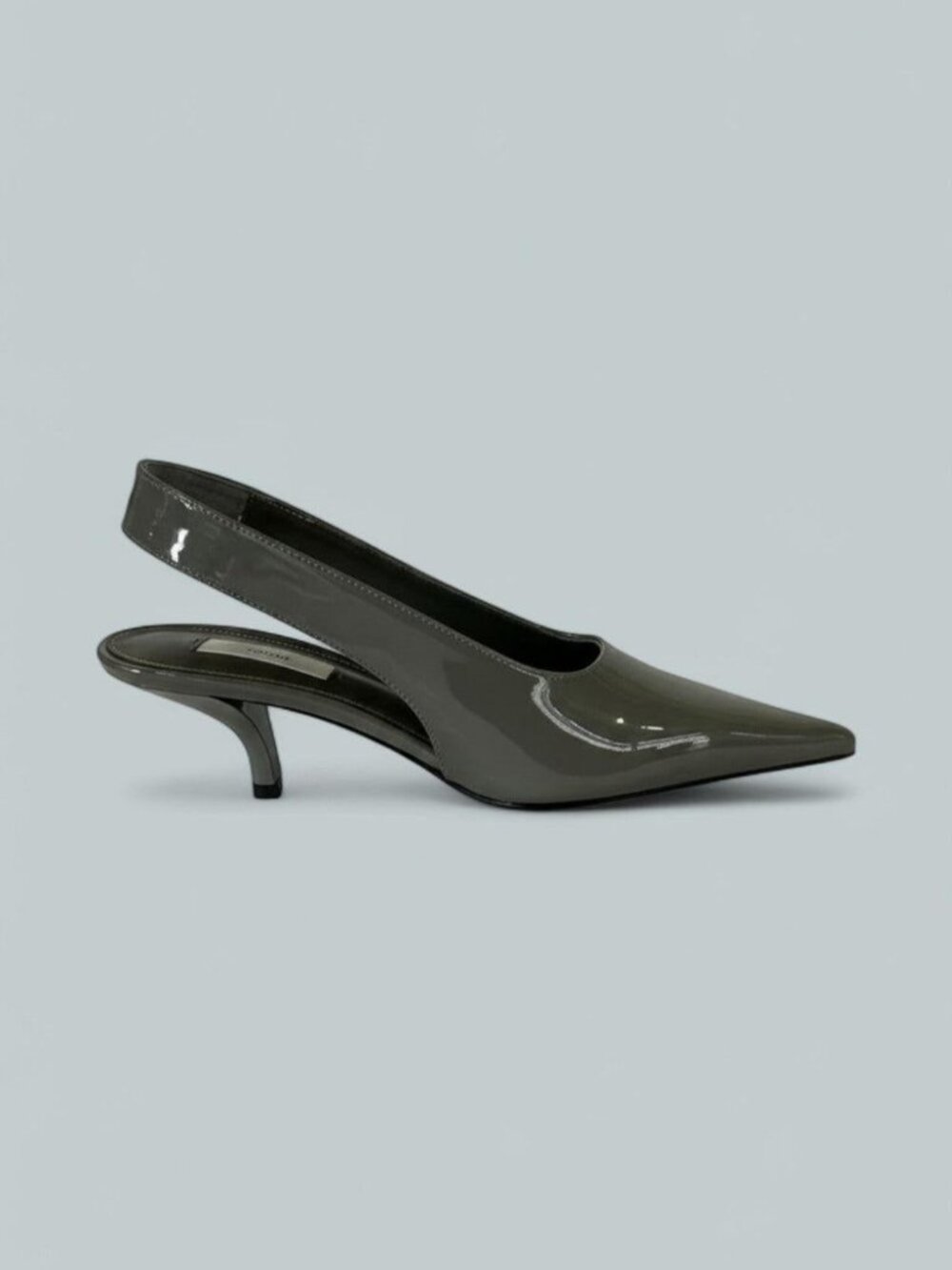 Women's Classic Slingback Pumps - Grey